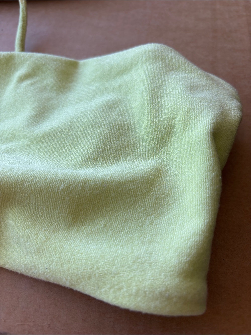 NEW JADE Swim Apex‎ One Shoulder Bikini Top Light Green Womens L Beach Pool - Picture 6 of 6